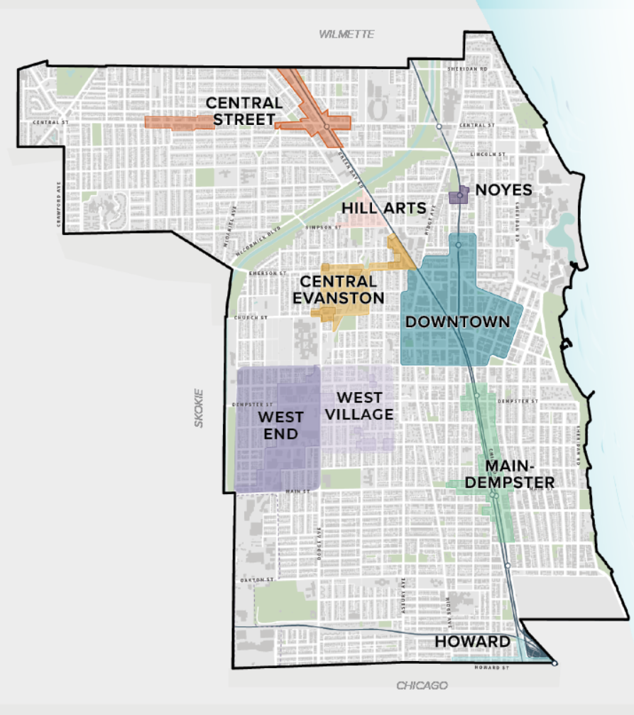 Evanstons Business Districts
